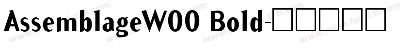 AssemblageWOO Bold字体转换